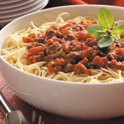 Meaty Spaghetti Sauce recipe