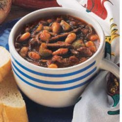 Barbecued Beef Chili recipe