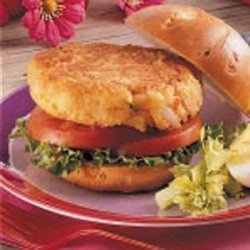 Shrimp Patty Sandwiches recipe