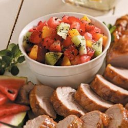 Pork with Watermelon Salsa recipe