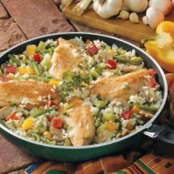 Chicken Rice Skillet recipe
