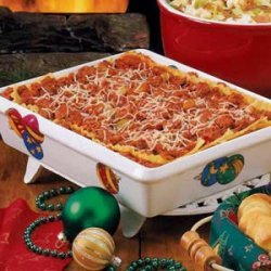 Christmas Night Lasagna recipe