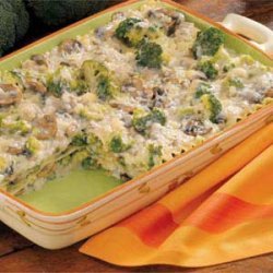 Makeover Creamy Broccoli Lasagna recipe