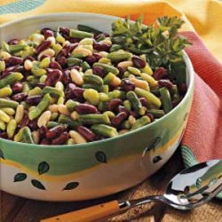 Dijon Four-Bean Salad recipe