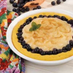 Blueberries 'n' Cream Pie recipe