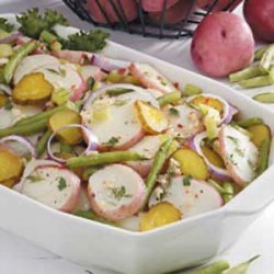 Dilly Bean Potato Salad recipe