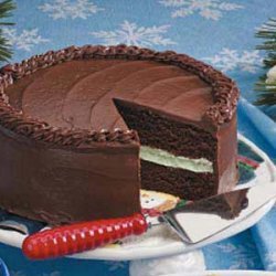 Chocolate Mint Layer Cake recipe