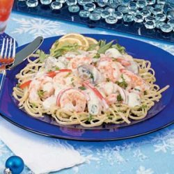Shrimp with Lemon Linguine recipe