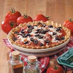 Pepperoni Pizza Quiche recipe