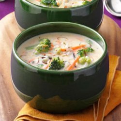 Broccoli Wild Rice Soup recipe