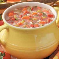 White Bean 'N' Barley Soup recipe