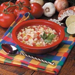 Chicken Soup with Beans recipe
