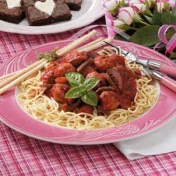Festive Spaghetti 'n' Meatballs recipe