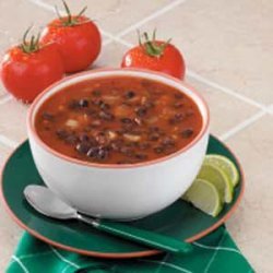 Black Bean Soup for Two recipe