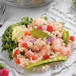 Sesame Shrimp Rice Salad recipe