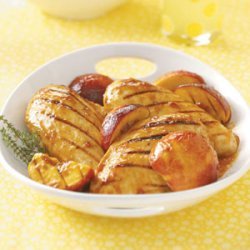 Grilled Chicken with Peaches recipe