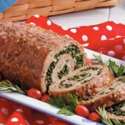 Spinach-Filled Turkey Roll recipe