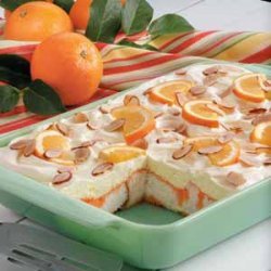 Orange Angel Food Cake Dessert recipe