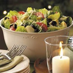 Lemon Artichoke Romaine Salad recipe