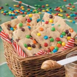 Candy Chip Bar Cookies recipe