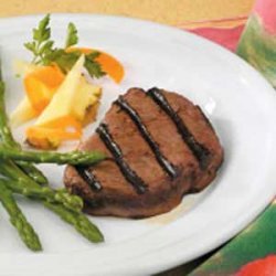 Luau Beef Tenderloin Steaks recipe