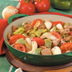 Lime Pork with Peppers recipe