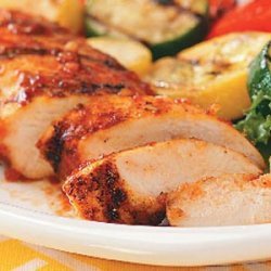 Spicy Barbecued Chicken recipe
