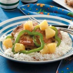 Sweet-and-Sour Chops recipe