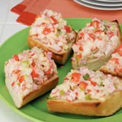 Open-Faced Crab Salad Sandwiches recipe