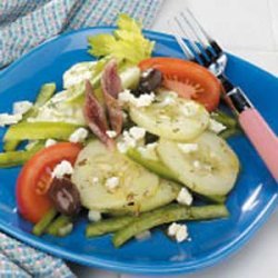 Greek Veggie Salad recipe