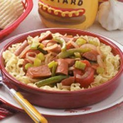 In-A-Hurry Hot Dog Dinner recipe