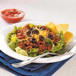 Hearty Ground Beef Salad recipe