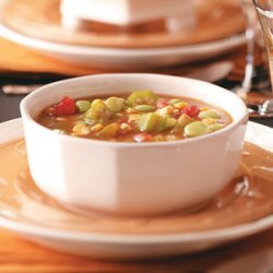 Lima Bean Okra  Soup recipe