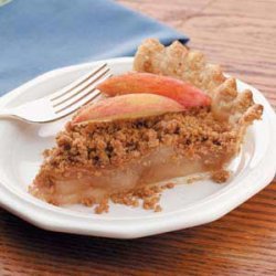 Peanut Butter Crumb Apple Pie recipe
