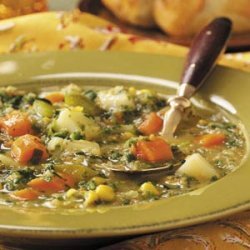 Spinach Vegetable Soup recipe