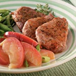 Pork Medallions with Sauteed Apples recipe