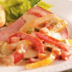 Ham with Creamed Vegetables recipe