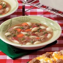 Fast Meatball Vegetable Soup recipe