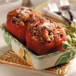 Herb-Stuffed Red Peppers recipe