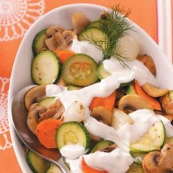 Vegetables in Dill Sauce recipe
