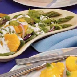 Herb-Dressed Asparagus Orange Salad recipe