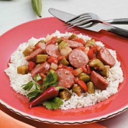 Creole Sausage and Vegetables recipe