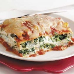 Tofu Spinach Lasagna recipe