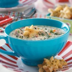 Creamy Chicken Vegetable Soup recipe
