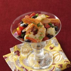 Shrimp with Roasted Peppers recipe