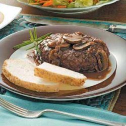 Salisbury Steak with Portobello Sauce recipe