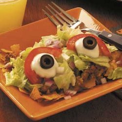 Eyeball Taco Salad recipe