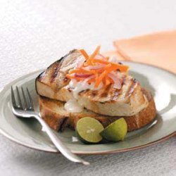 Open-Faced Swordfish Sandwiches recipe