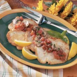 Turkey Cutlets with Tomato Sauce recipe