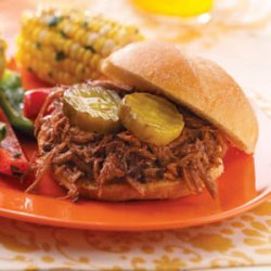 Shredded Barbecue Beef Sandwiches recipe